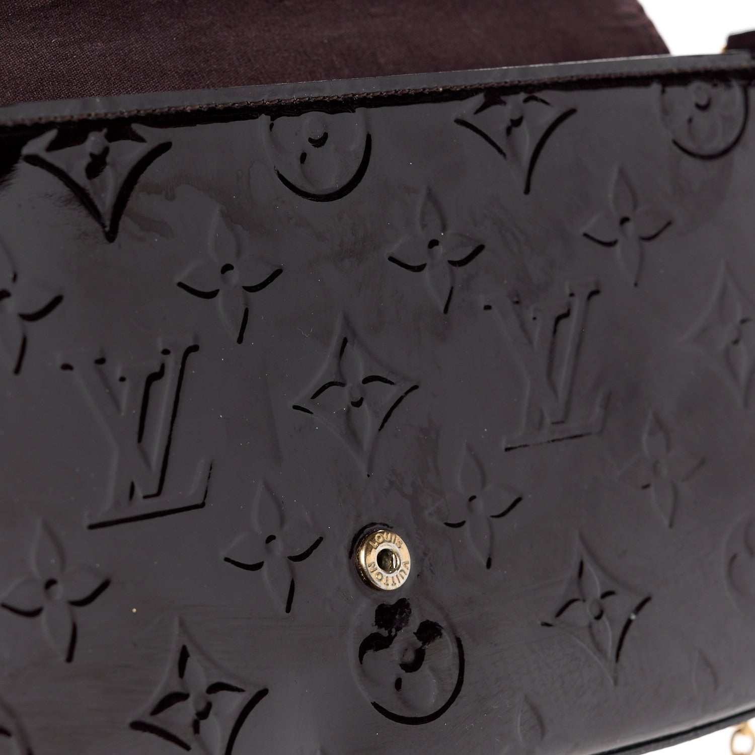 Louis Vuitton Vernis Pochette Felicie Chain Wallet Amarante 12 of 12