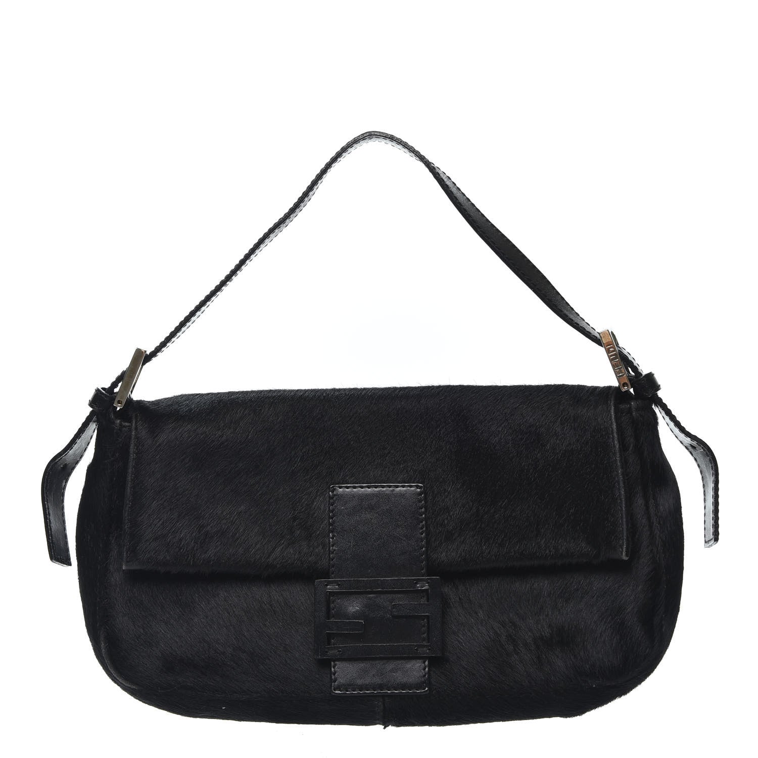 Fendi Calf Hair Baguette Black 1 of 10