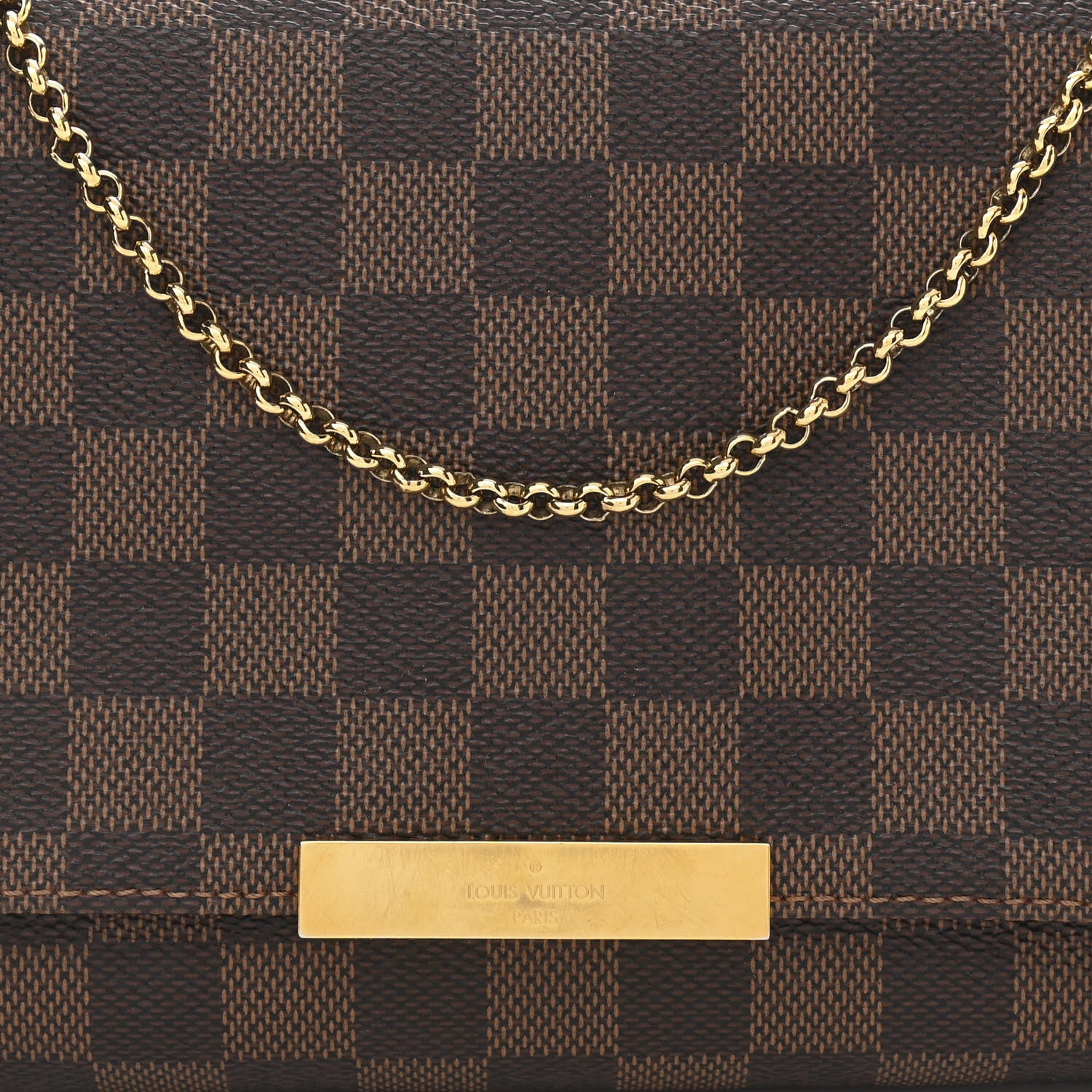 Louis Vuitton Damier Ebene Favorite MM 8 of 10
