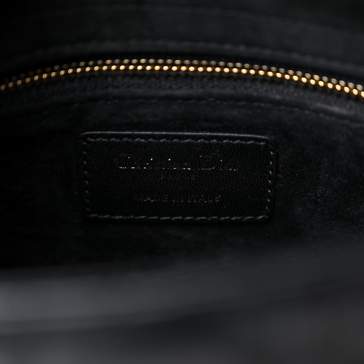 Lambskin Cannage Small My ABCDior Lady Dior Black