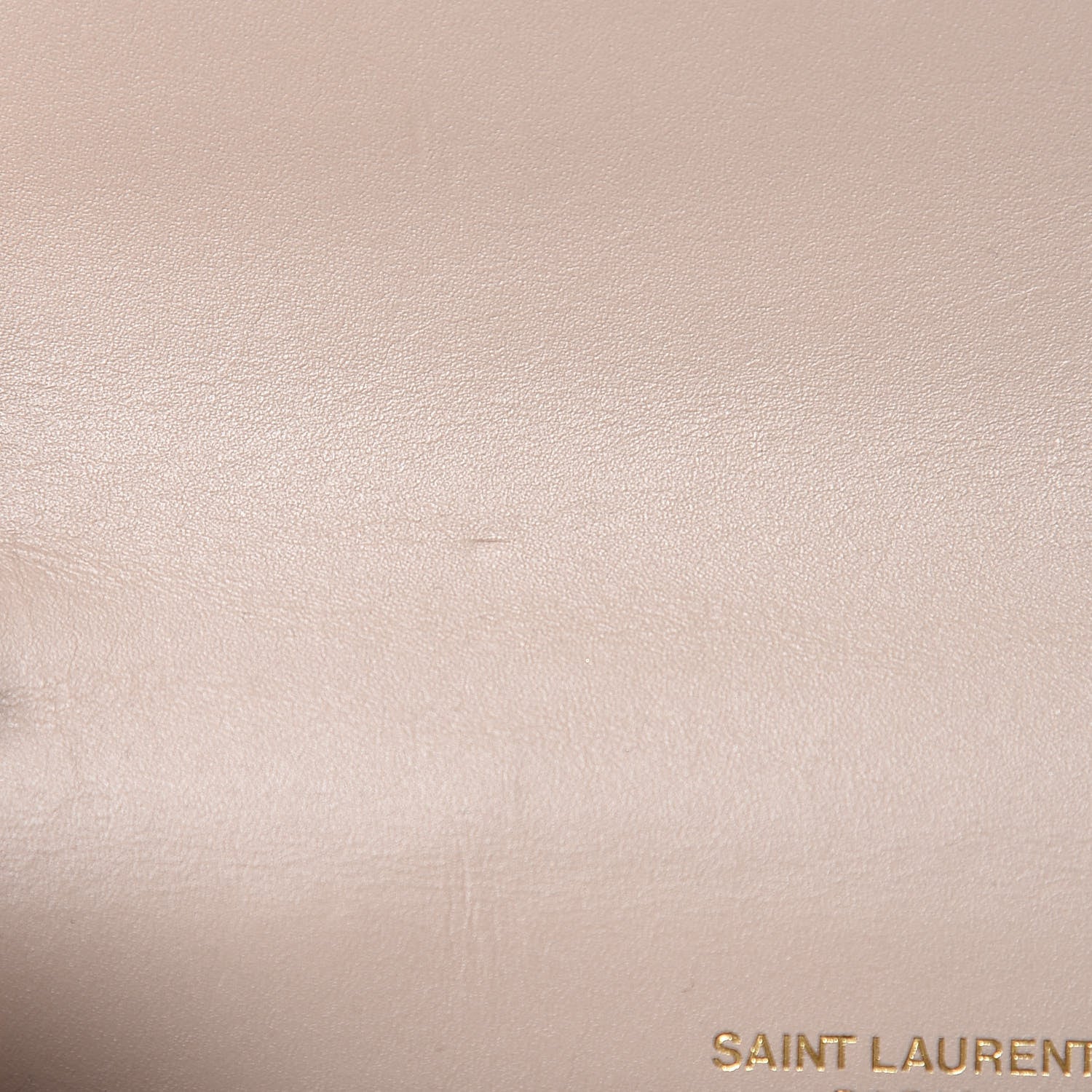 Saint Laurent Smooth Calfskin Classic Monogram Kate Tassel Chain Wallet Nude Powder 8 of 11