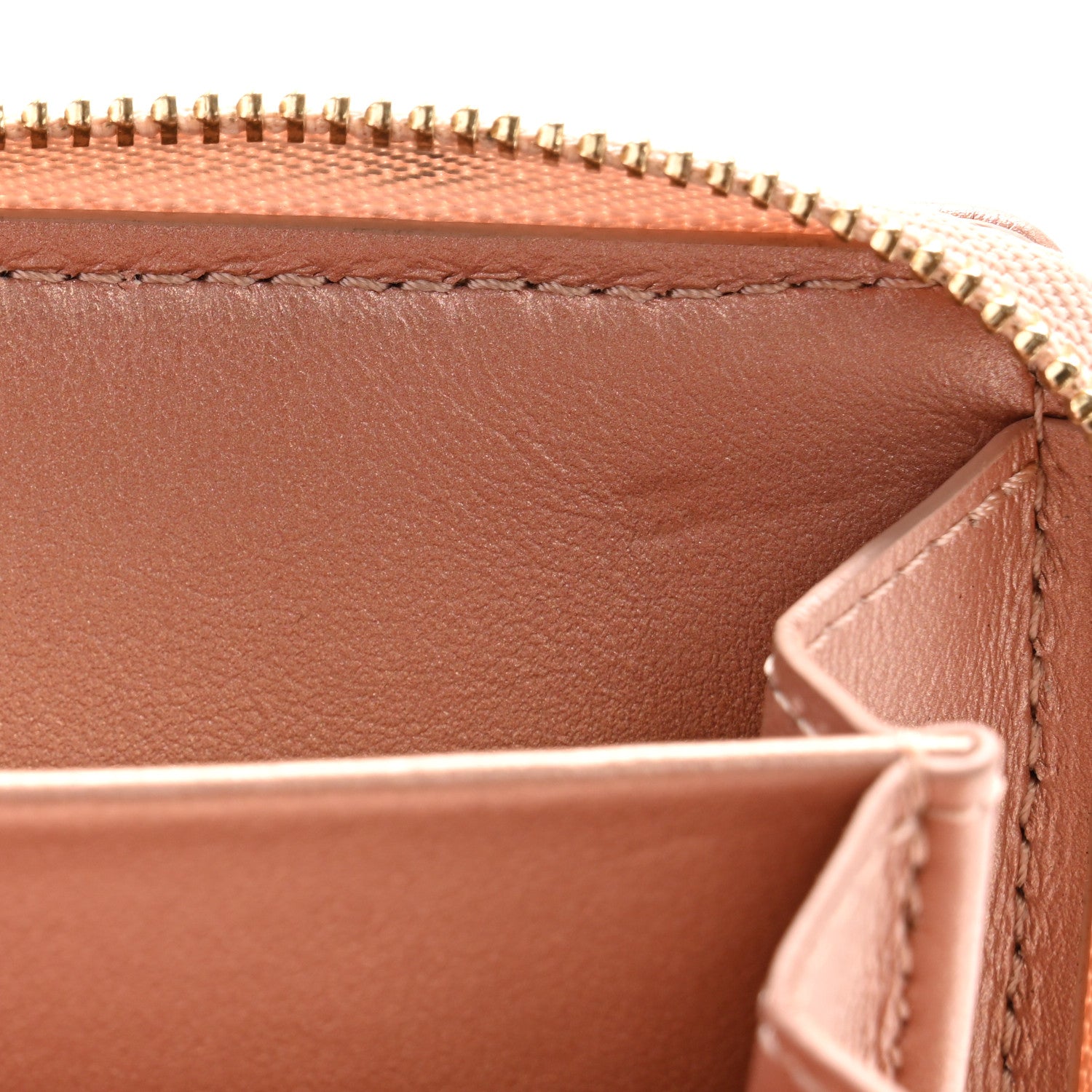 Louis Vuitton Metallic Lambskin Embossed Monogram Lou Coussin Wallet  Rose Gold 8 of 10