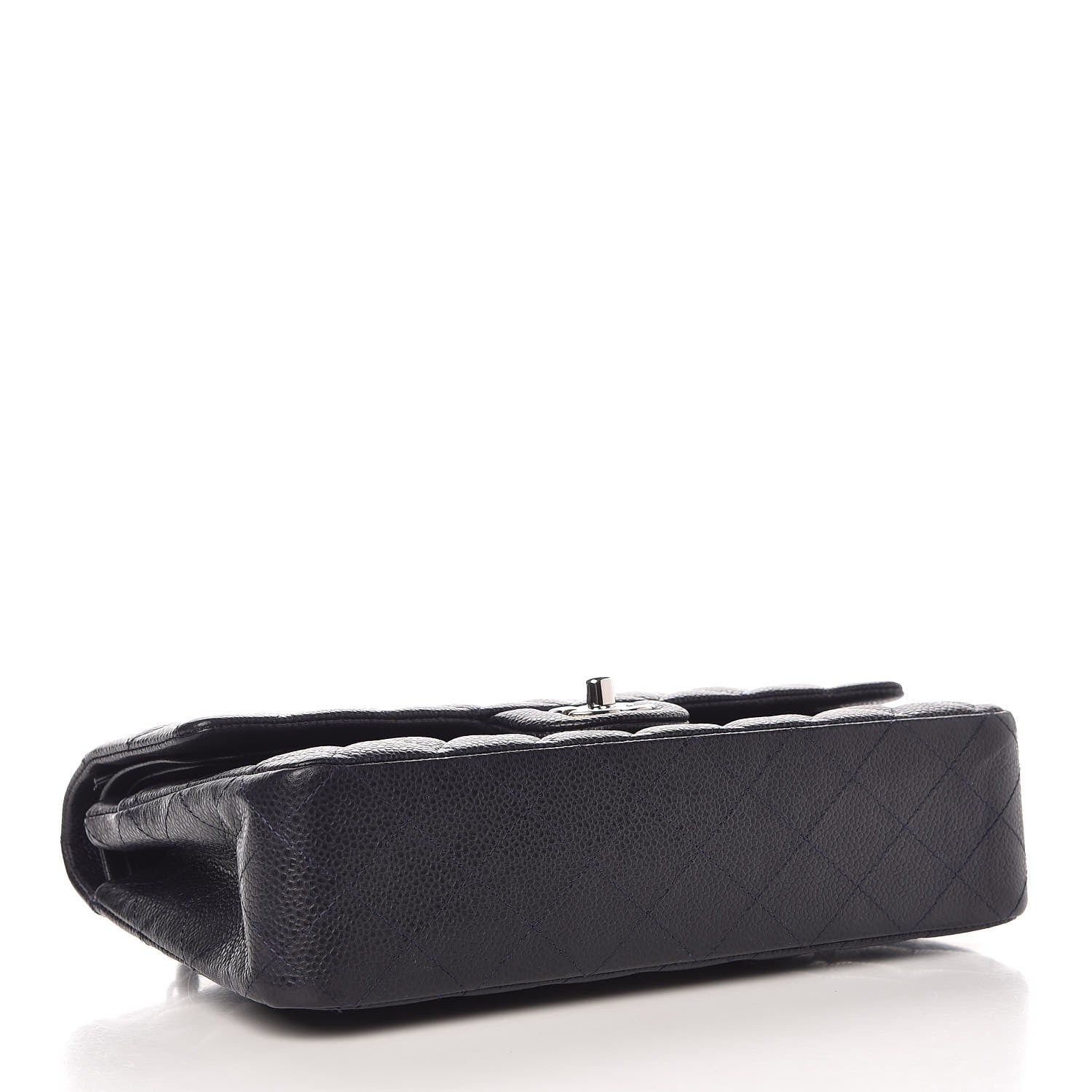 Chanel Caviar Quilted Medium Double Flap Navy 5 of 10