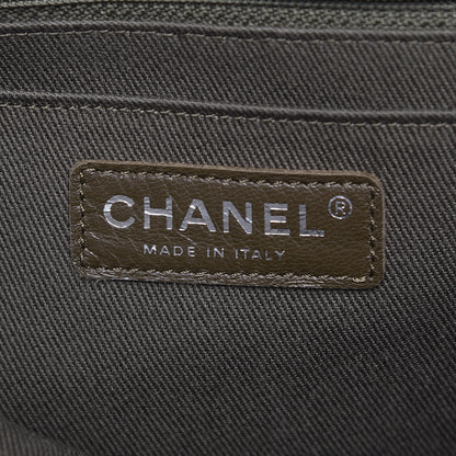 Chanel Tweed Canvas Cuba Pocket Backpack Khaki 6 of 12