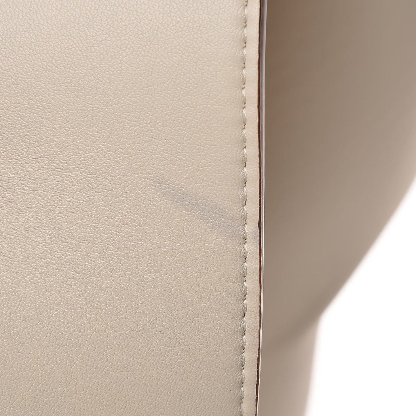 Eco Alter Nappa East West Perforated Tote White