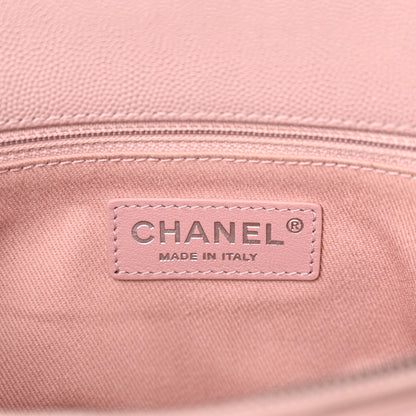 Chanel Caviar Quilted Small Coco Handle Flap Light Pink 6 of 11