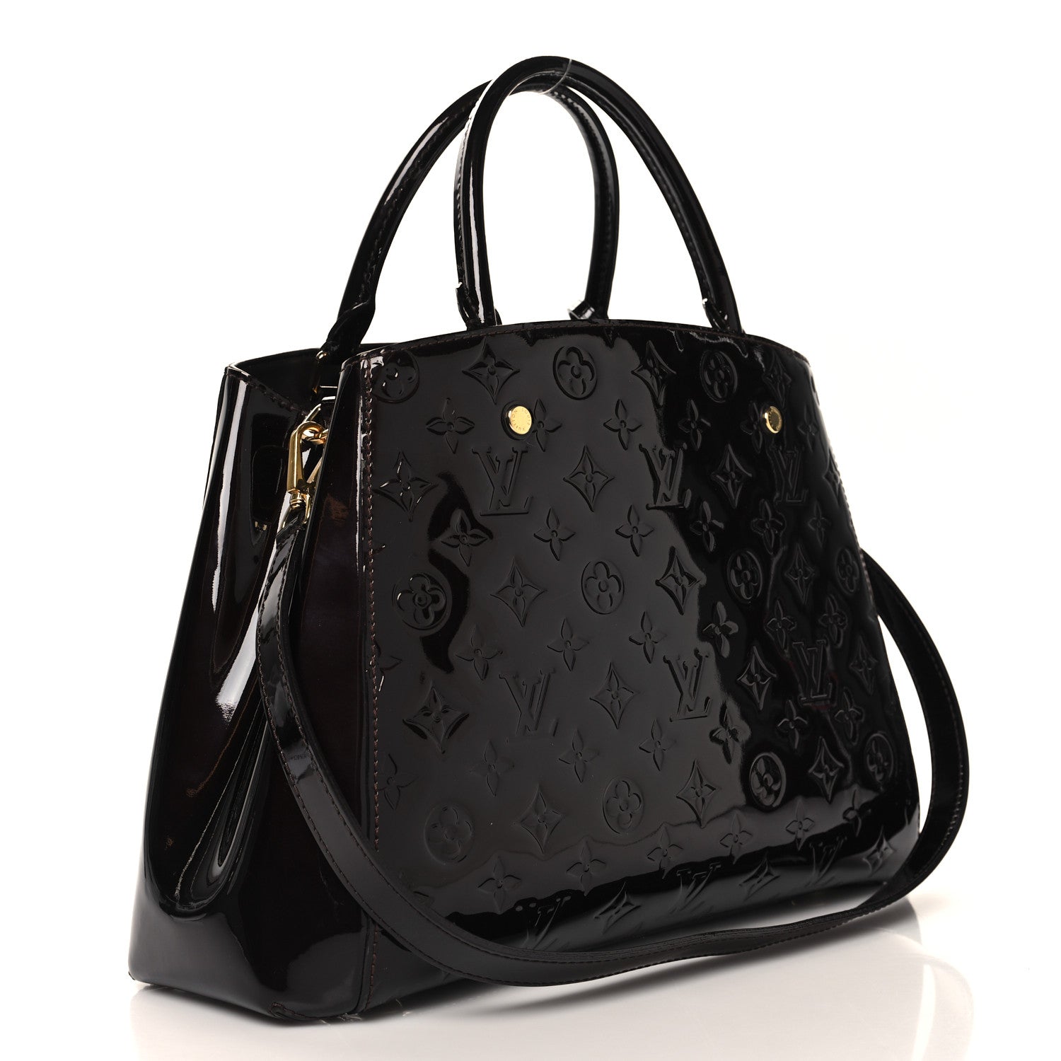 Louis Vuitton Vernis Montaigne MM Amarante 3 of 10