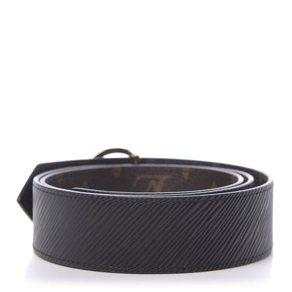 Louis Vuitton Monogram Epi 35mm LV Circle Reversible Belt 80 32 Black 2 of 5