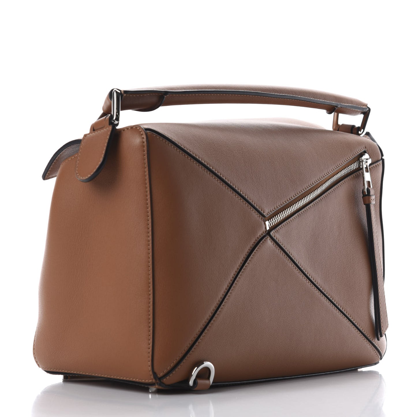 Calfskin Medium Puzzle Bag Tan