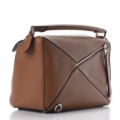 Loewe Calfskin Medium Puzzle Bag Tan 3 of 9
