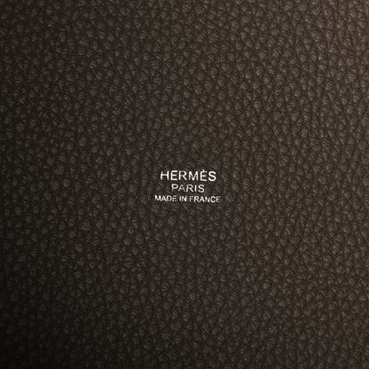 Hermes Taurillon Clemence Picotin Lock 22 MM Etoupe 5 of 7