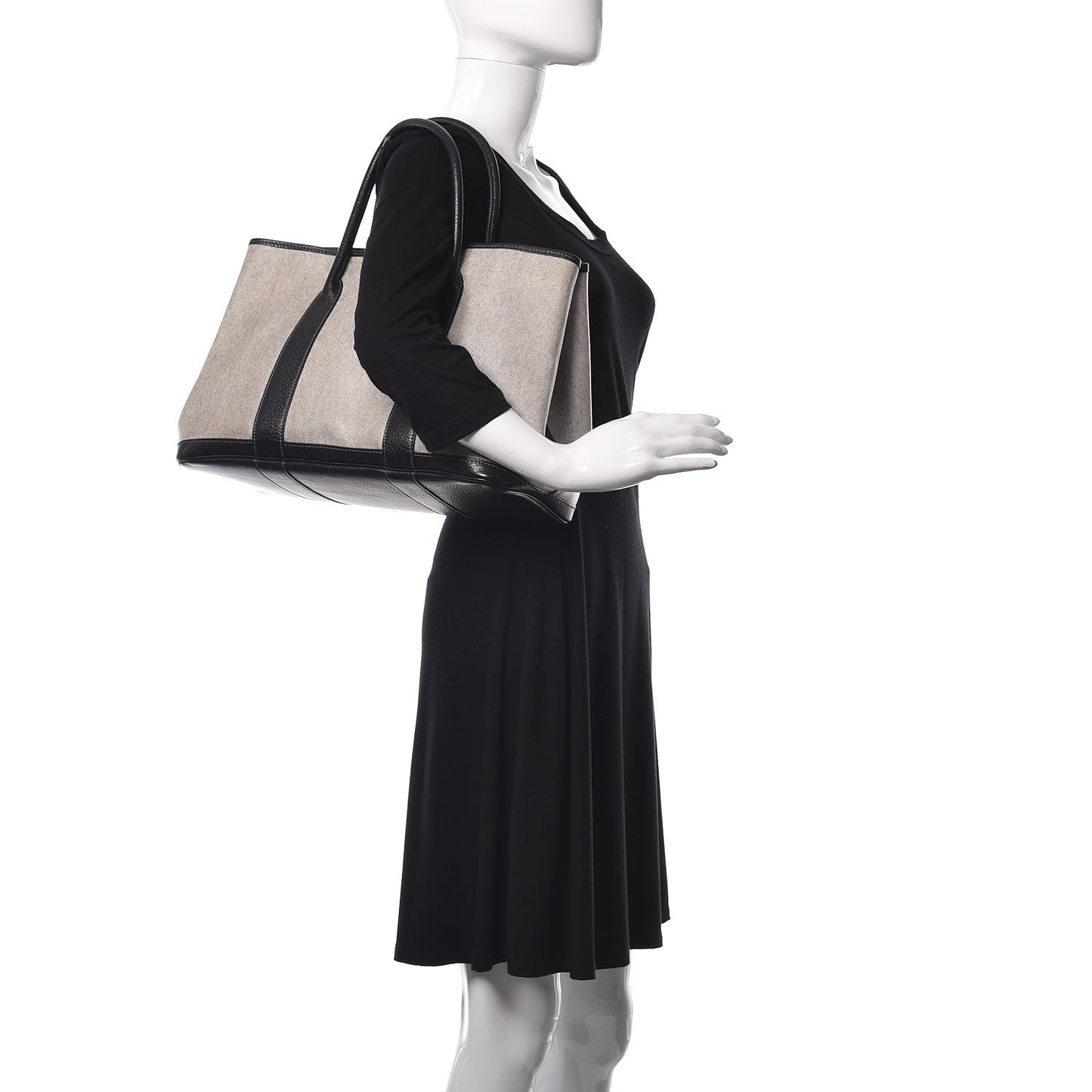 Buffle Skipper Toile Garden Party 36 MM Tote Black