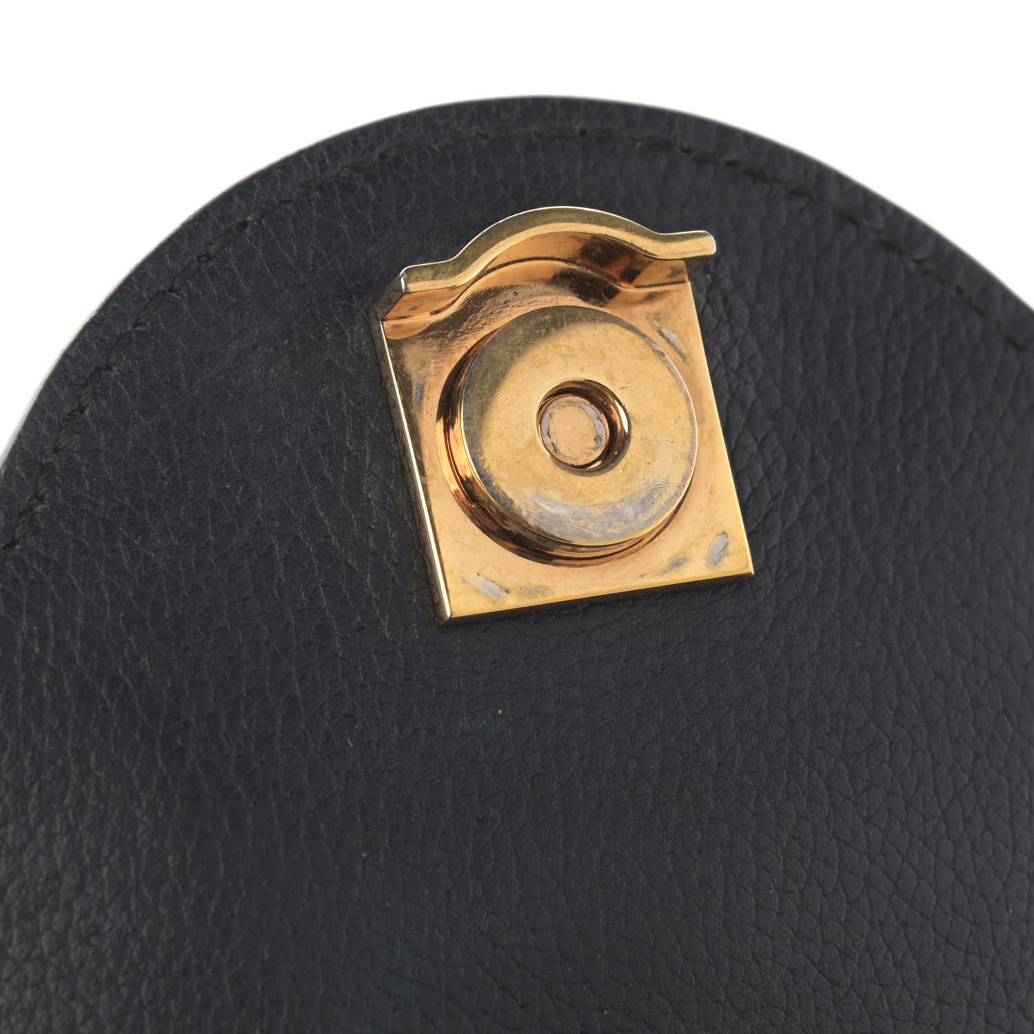 Versace Grained Calfskin Small La Medusa Top Handle Bag Black 12 of 13