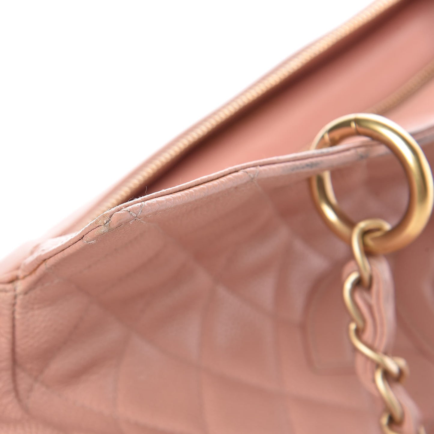 Caviar Quilted Grand Timeless Tote GTT Pink