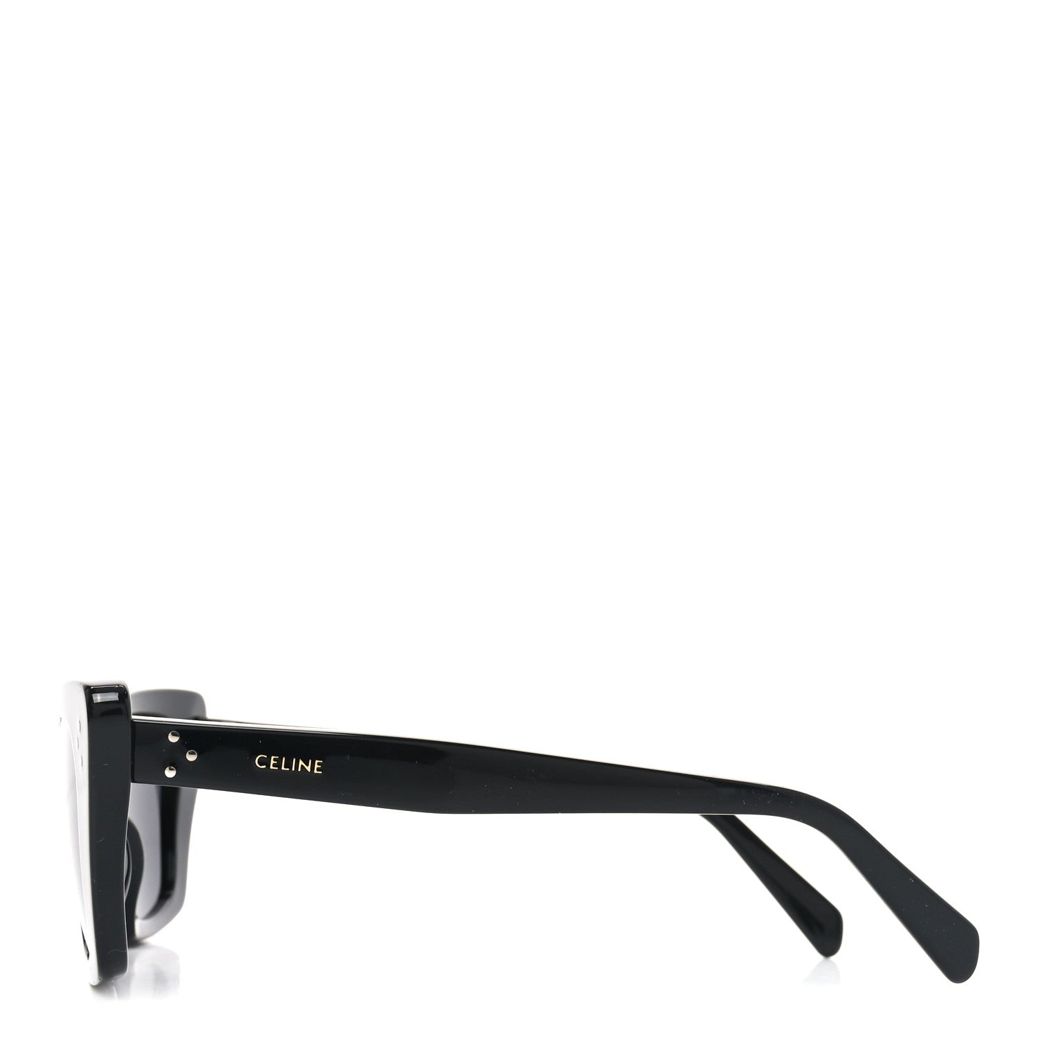 Celine Acetate Cat Eye Sunglasses CL40187I Black 3 of 7