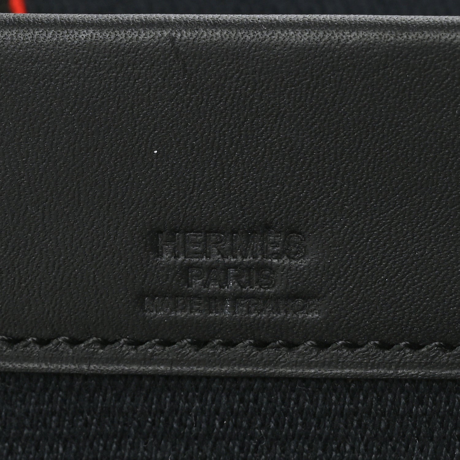 Hermes Sombrero Cavalcadour Sangle Ceinture Wide Belt Black Rouge Dolomites 3 of 4