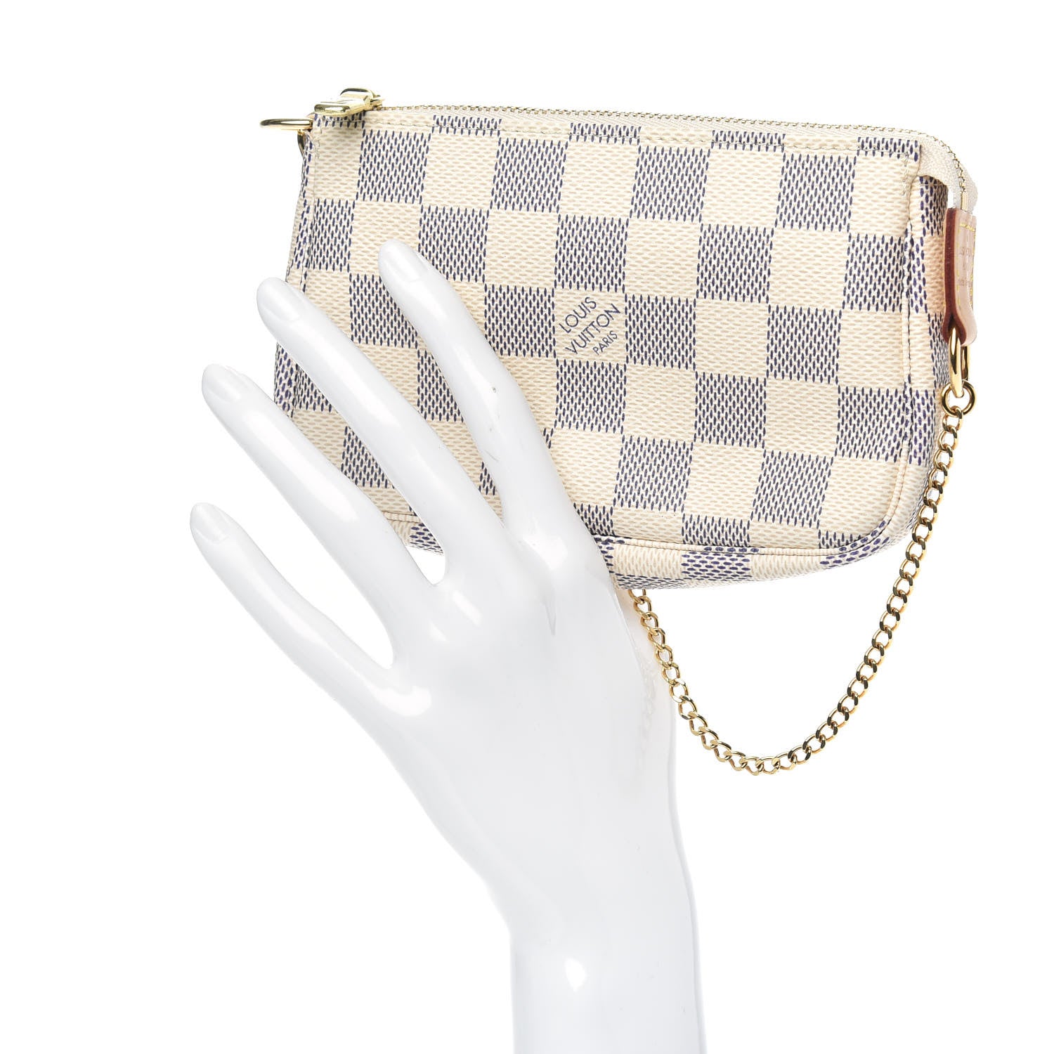 Louis Vuitton Damier Azur Mini Pochette Accessories 2 of 7