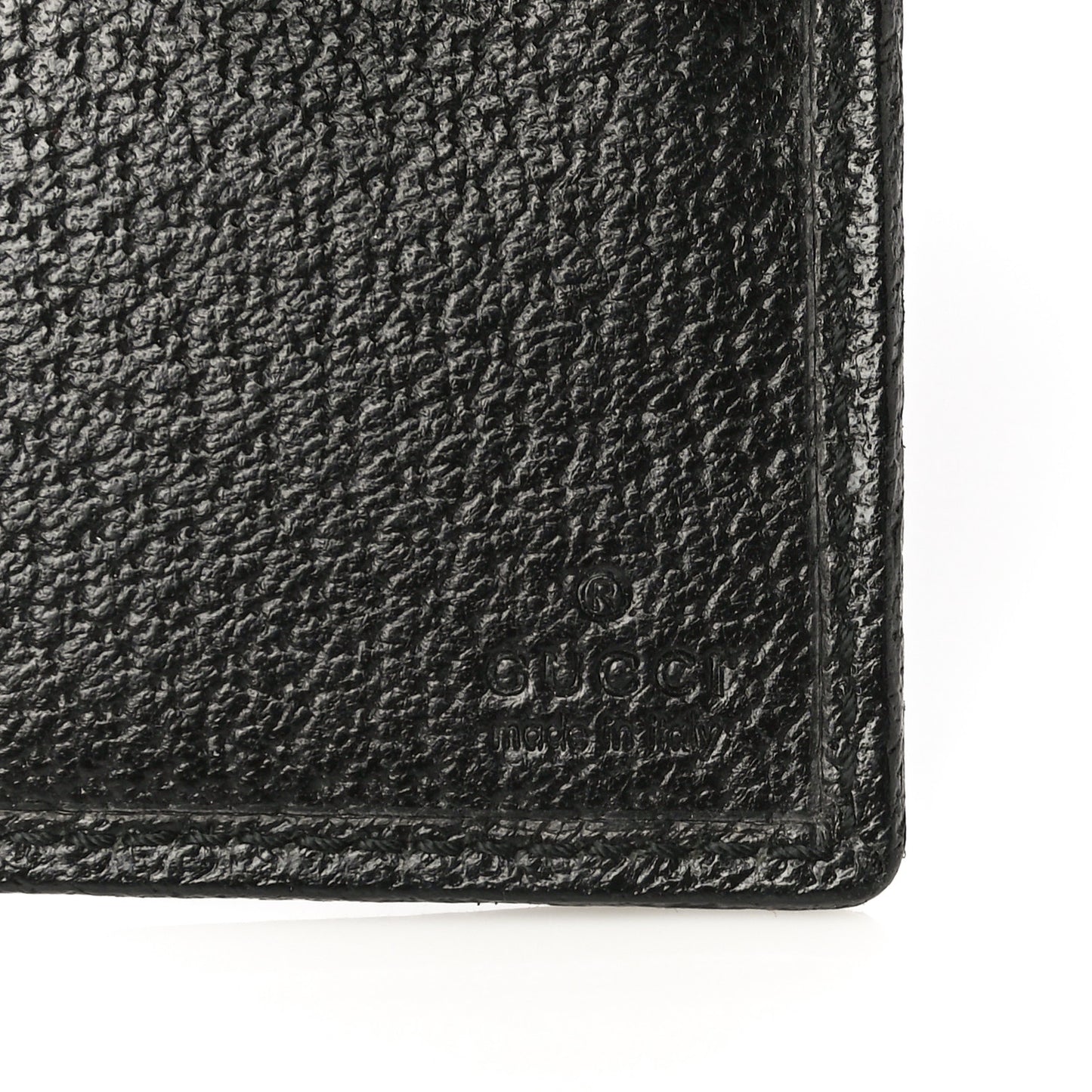 Monogram Grained Calfskin Ladies Web Continental Wallet Black