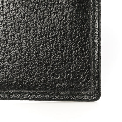 Gucci Monogram Grained Calfskin Ladies Web Continental Wallet Black 6 of 22