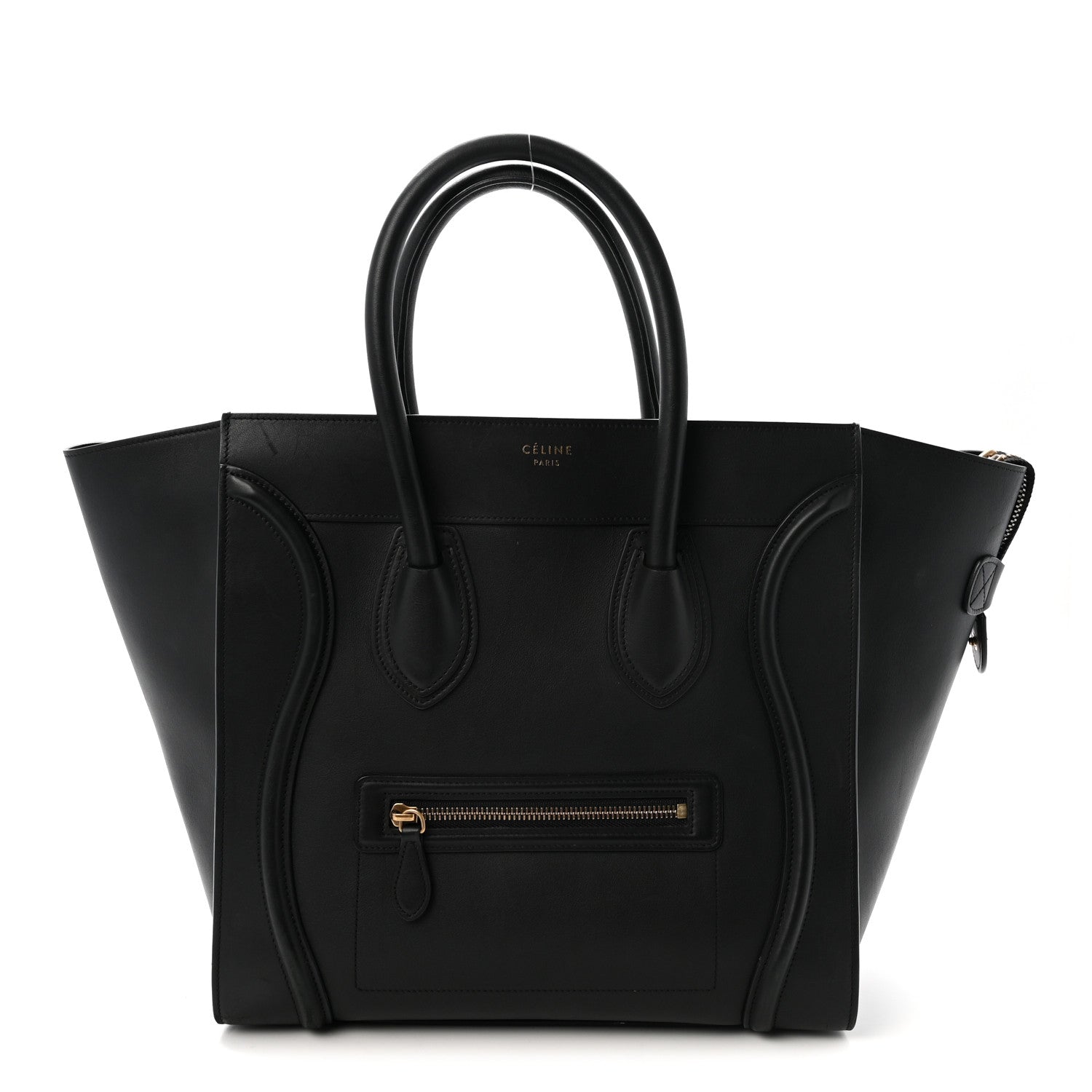 Celine Smooth Calfskin Mini Luggage Black 1 of 10