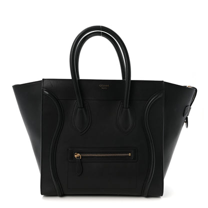 Celine Smooth Calfskin Mini Luggage Black 1 of 10