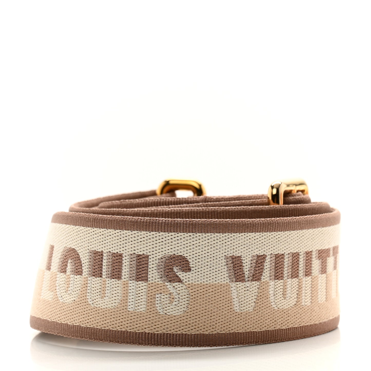 Jacquard Neverfull BB Shoulder Strap Beige Brown