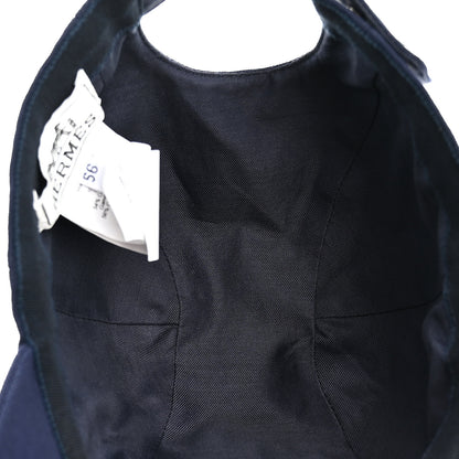 Hermes Cotton Canvas Sunshine Davis Cap 56 Marine 7 of 8