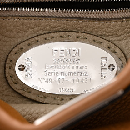 Fendi Cuoio Romano Selleria Bi-Color Mini Peekaboo Iconic Satchel Mou Milk 7 of 13