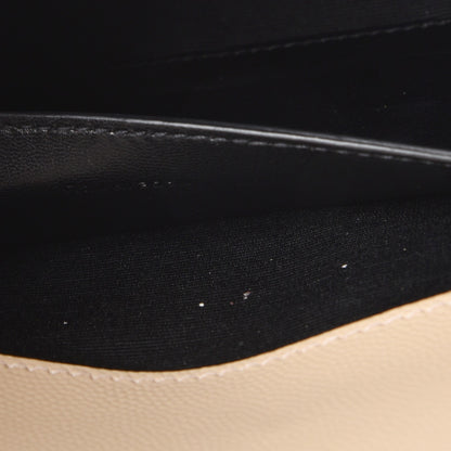 Saint Laurent Grain De Poudre Medium Monogram Kate Satchel Nude Powder 7 of 10