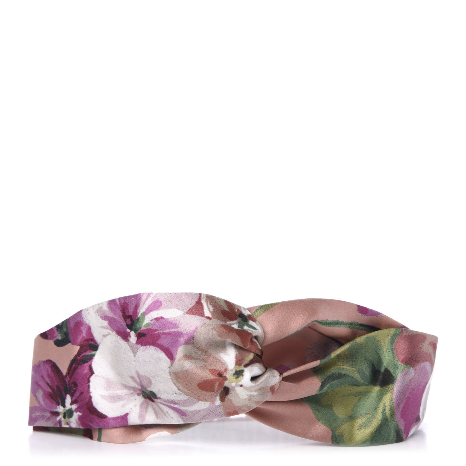 Gucci Silk Blooms Print Headband Pink 1 of 7
