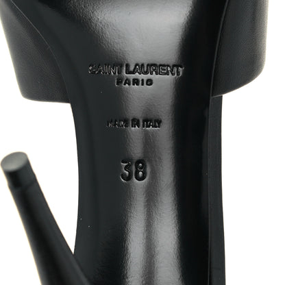 Saint Laurent Lambskin Sexy 95mm Pumps 38 Black 7 of 10