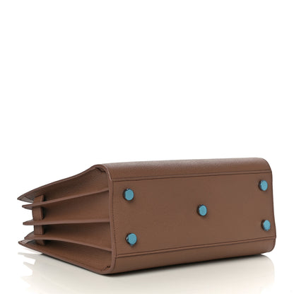 Saint Laurent Grained Calfskin Baby Sac De Jour Taupe 5 of 12