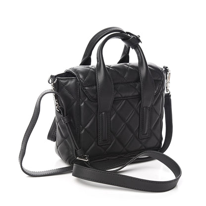 3.1 Phillip Lim 3.1 Calfskin Quilted Mini Pashli Satchel Black 2 of 9