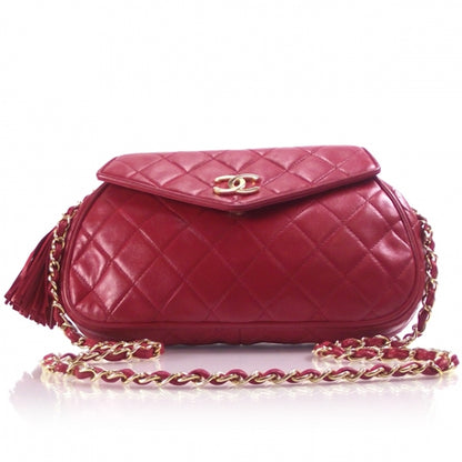 Chanel Vintage Quilted Envelope Tassel Bag 1 of 11