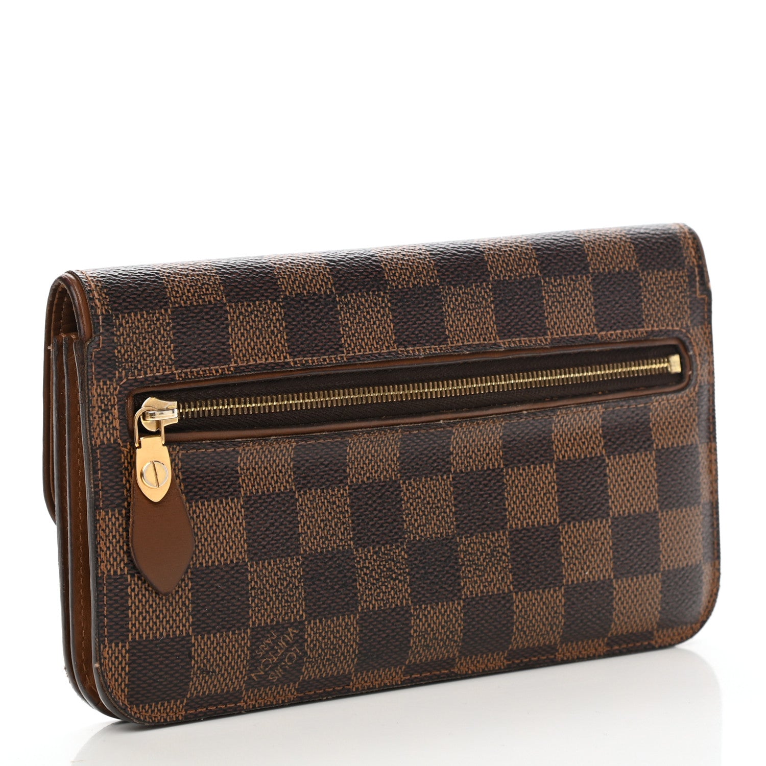 Louis Vuitton Damier Ebene Ascot Wallet 3 of 6