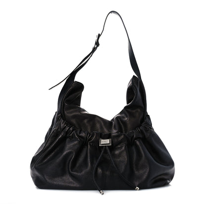 Burberry Calfskin Warrior Hobo Black 1 of 14