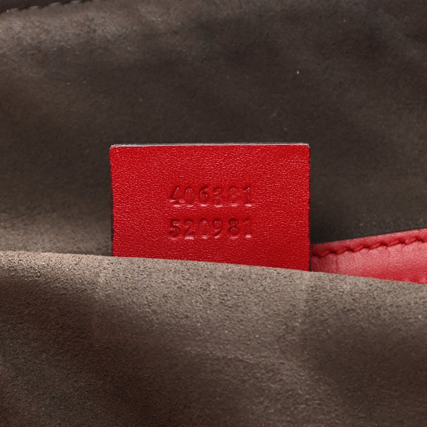 Guccissima Signature Large Duffle Hibiscus Red