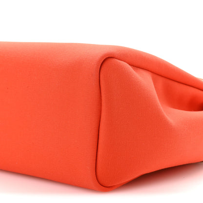 Hermes Vache Hunter Toile Herbag Zip Retourne 31 PM Orange Mecano Fauve 11 of 11