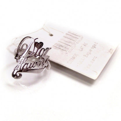 Christian Dior Silver Dior Hawaii Ring 1 of 4