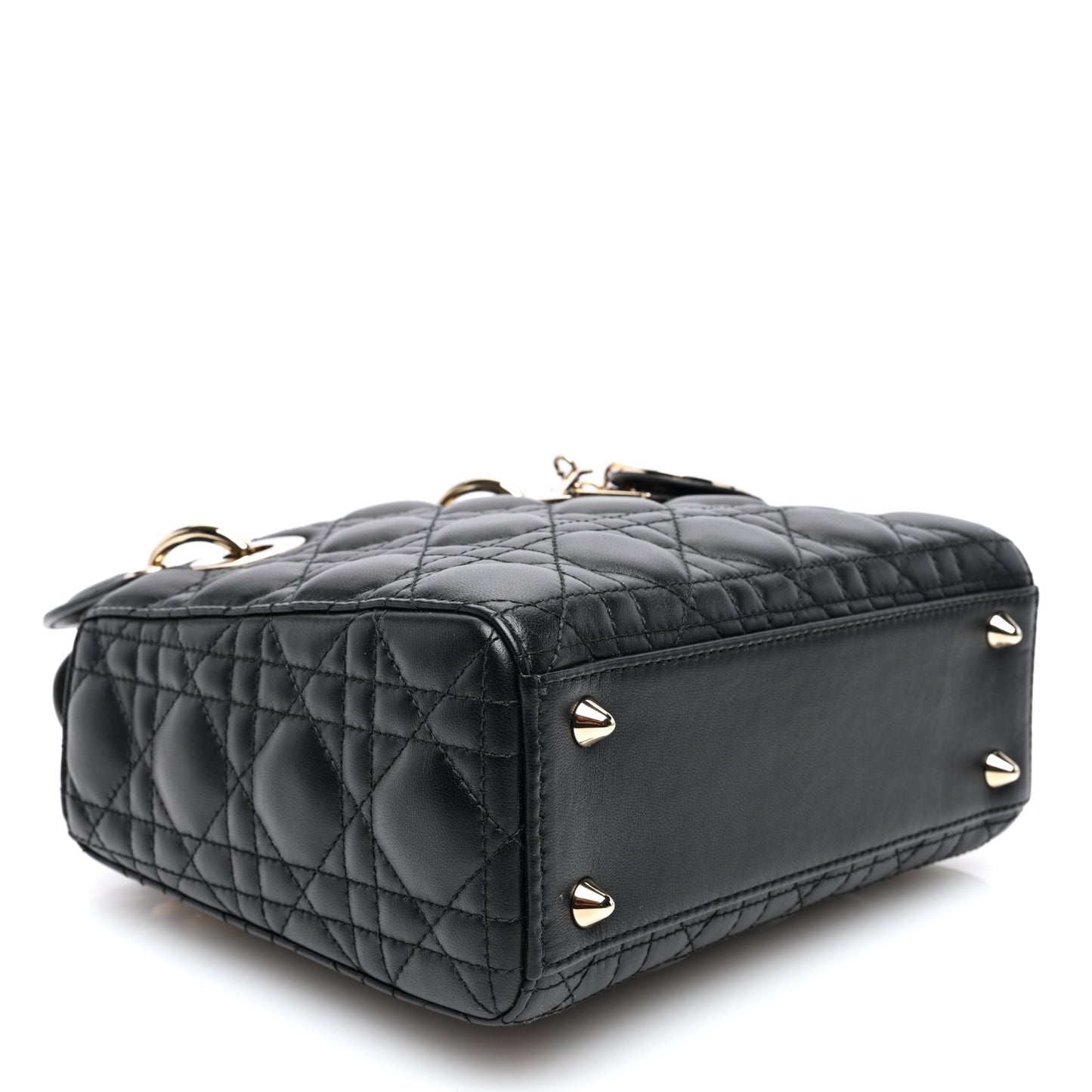Lambskin Cannage Small My ABCDior Lady Dior Black