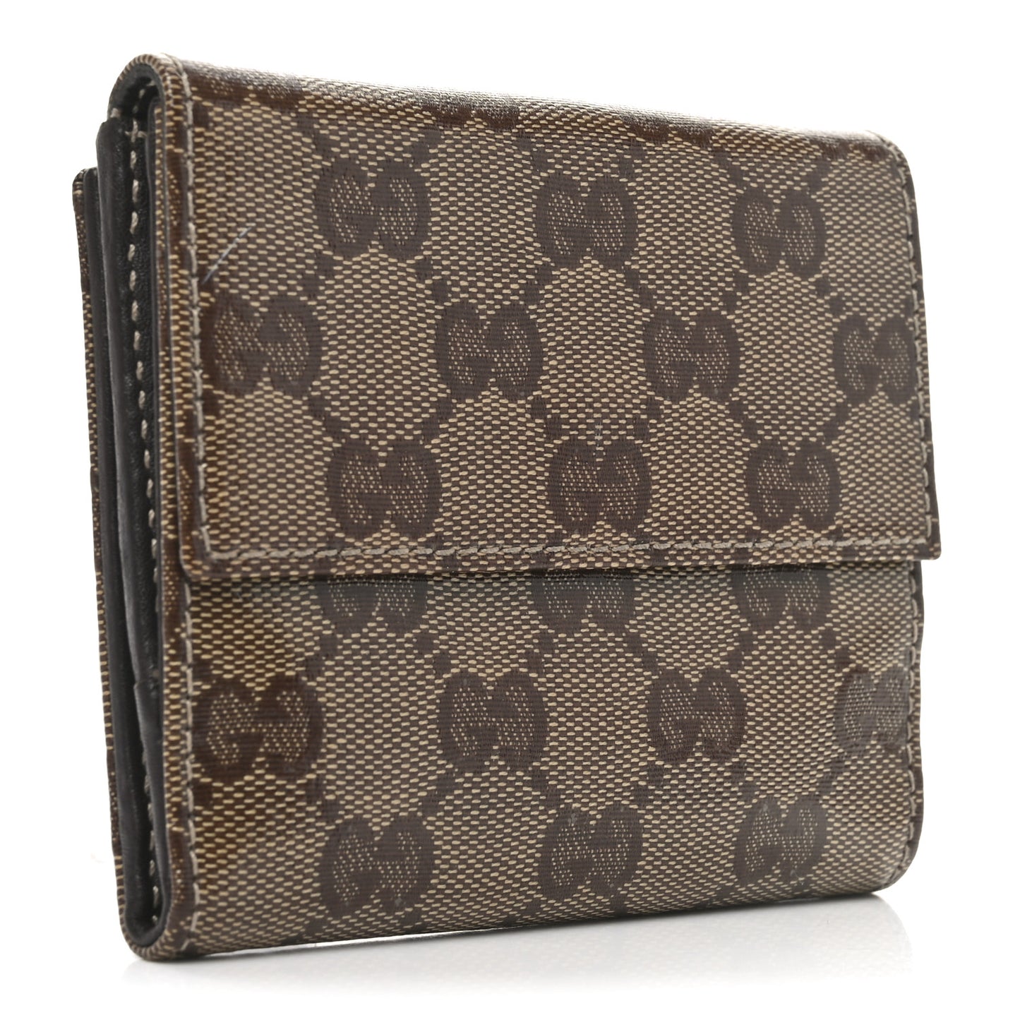 Crystal Monogram Hysteria Wallet Brown