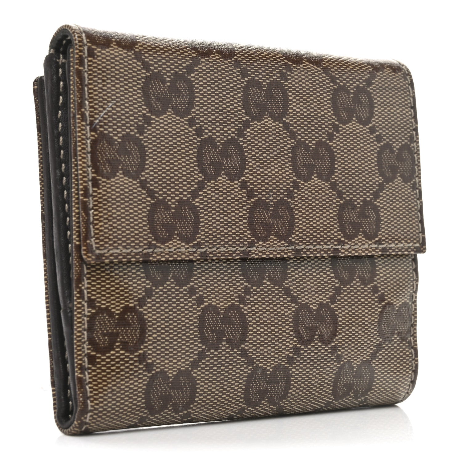 Gucci Crystal Monogram Hysteria Wallet Brown 2 of 6