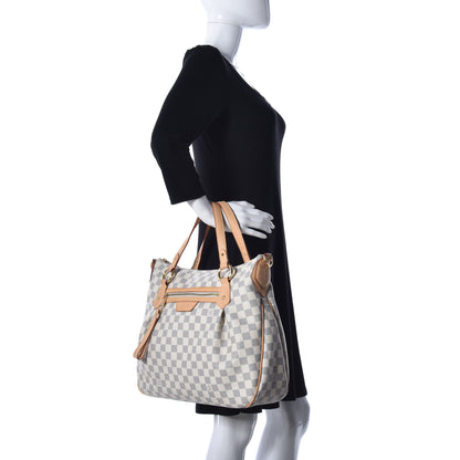Louis Vuitton Damier Azur Evora MM 3 of 12