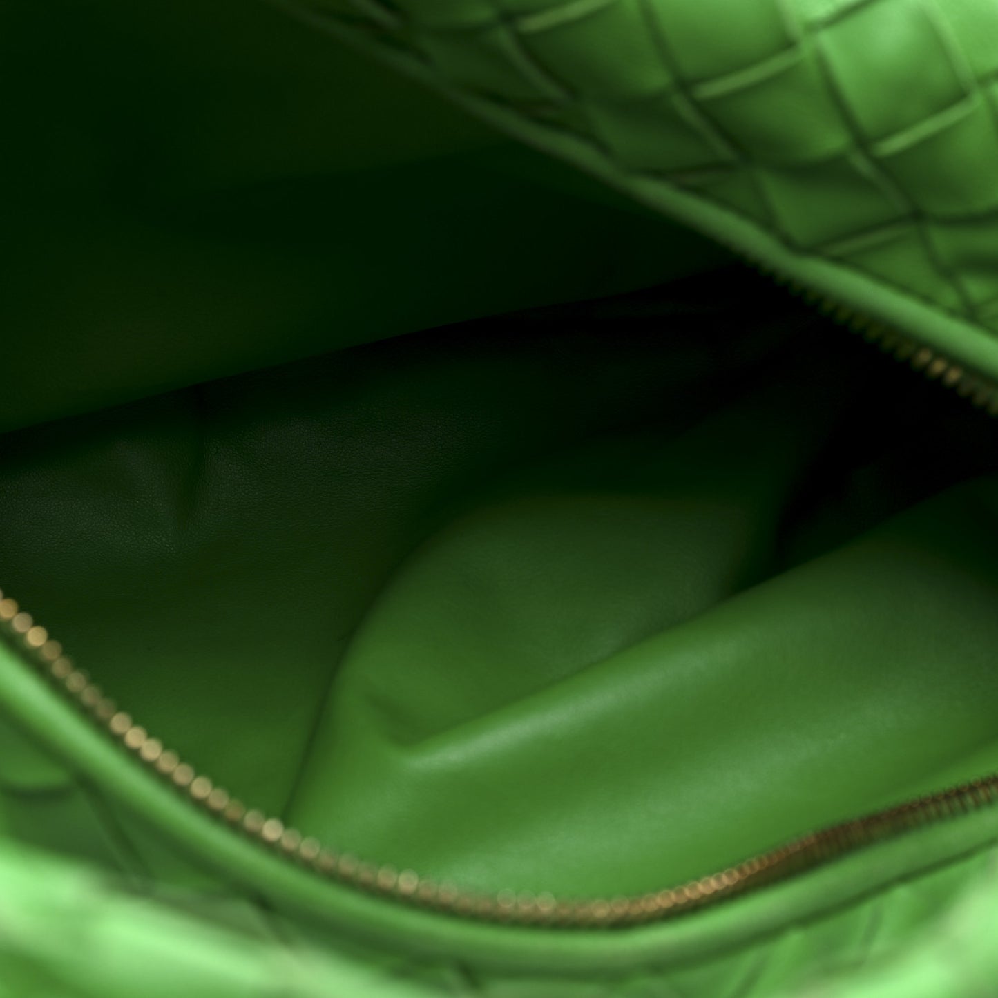 Nappa Intrecciato Teen Jodie Hobo Parakeet