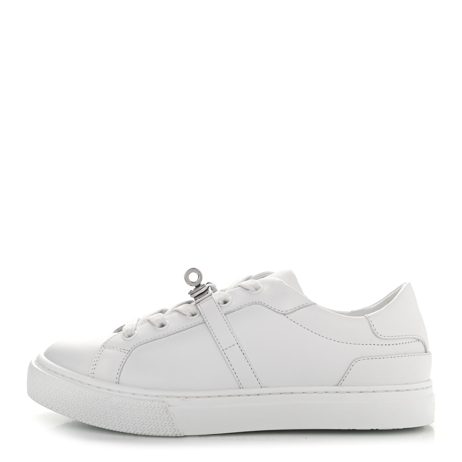 Hermes Calfskin Day Sneakers 36.5 White 1 of 4