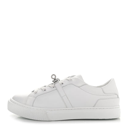 Hermes Calfskin Day Sneakers 36.5 White 1 of 4