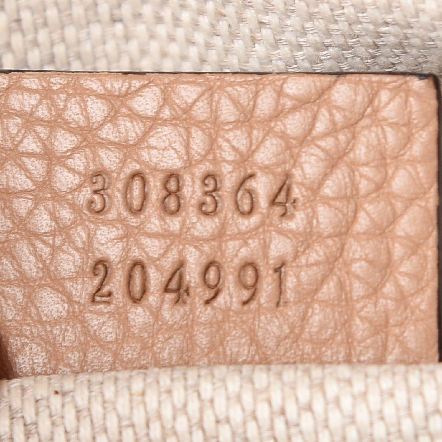 Gucci Pebbled Calfskin Small Soho Disco Bag Rose Beige 7 of 9