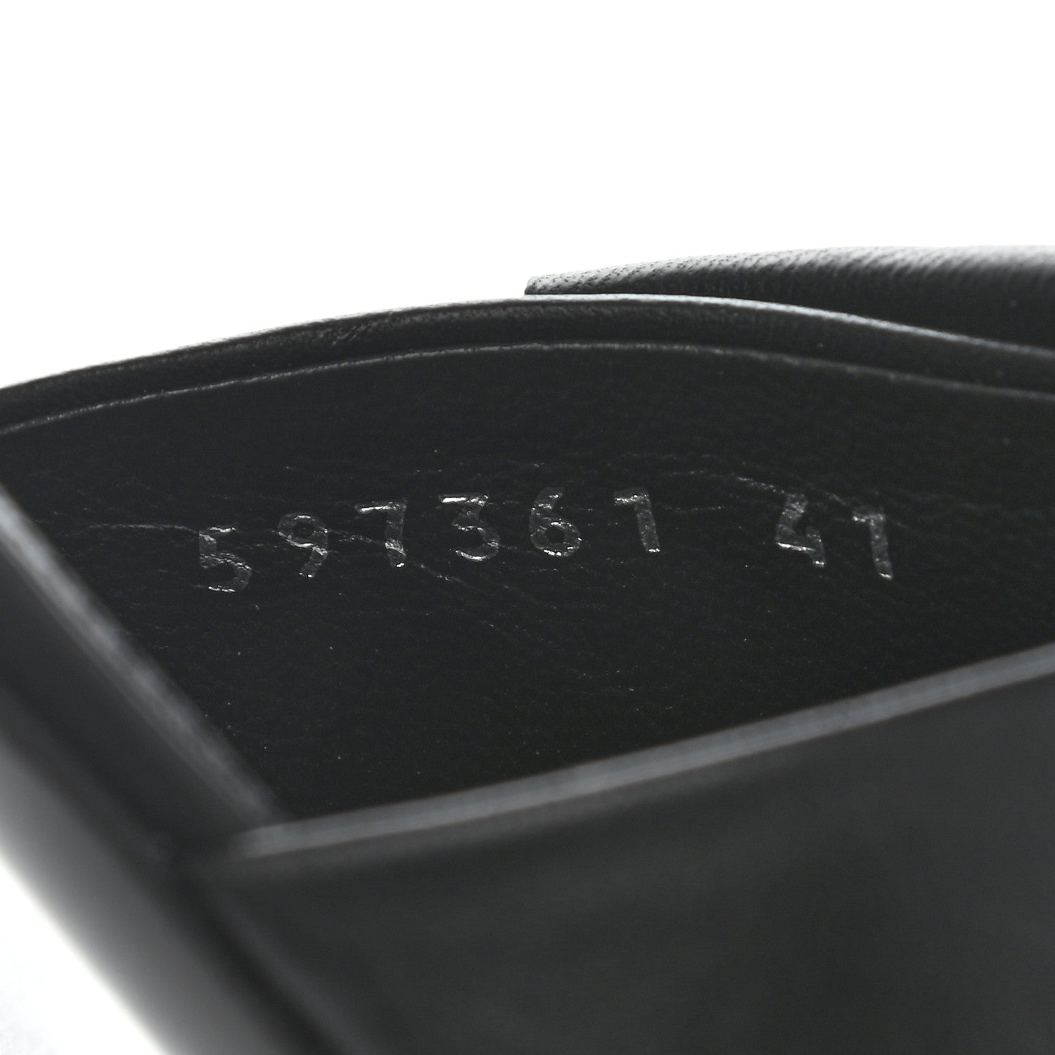 Balenciaga Nappa Pointed Toe Fringe Knife Logo Mules 41 Black White 8 of 9