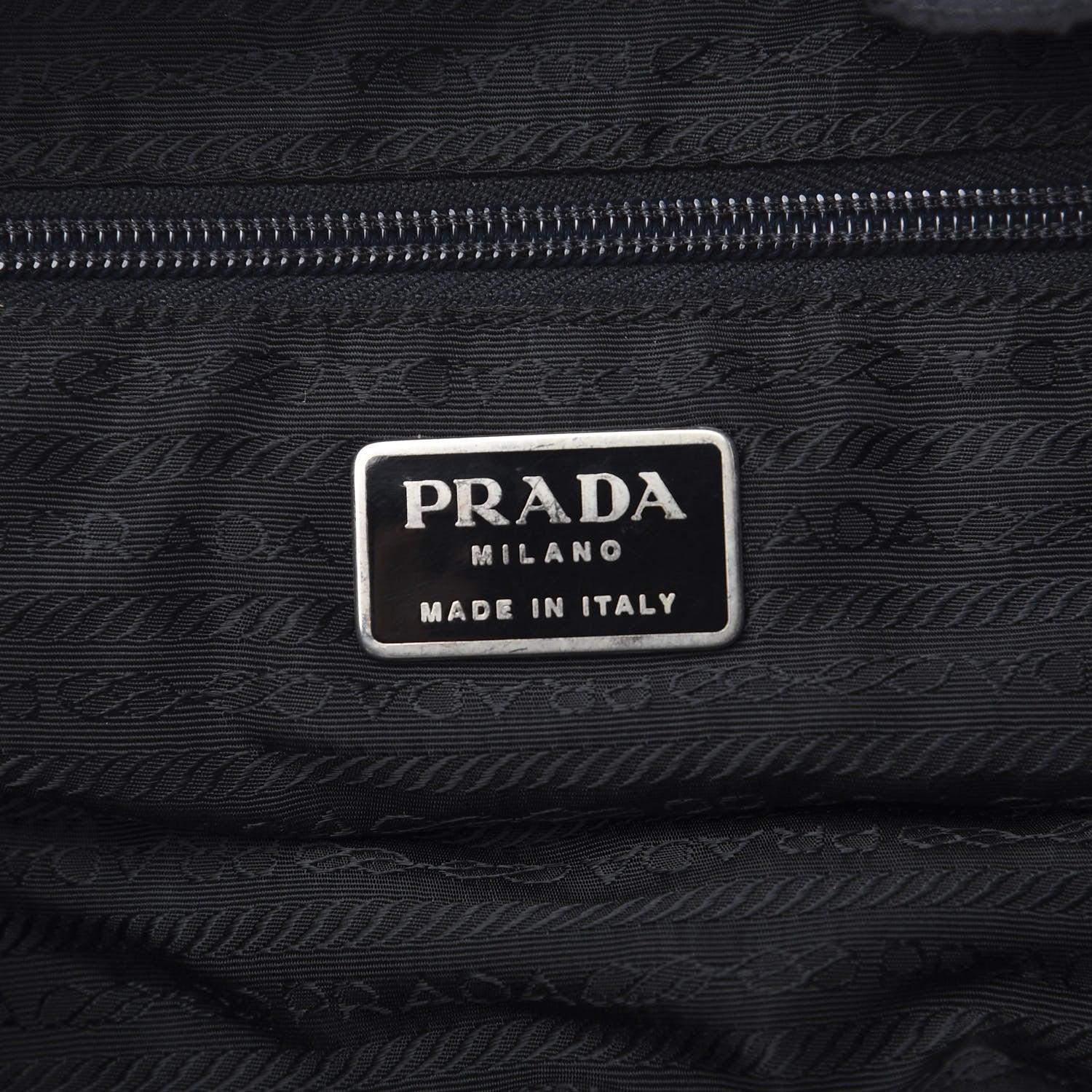 Prada Nylon Vela Medium Backpack Black 6 of 10