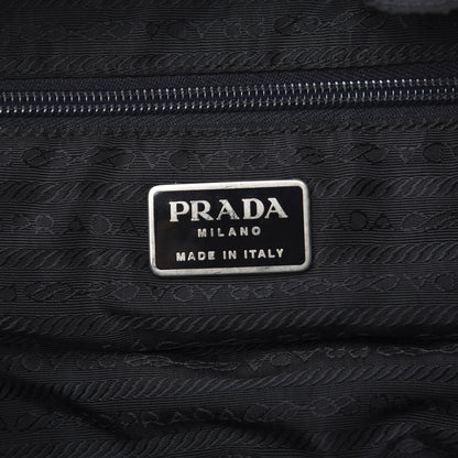 Prada Nylon Vela Medium Backpack Black 6 of 10